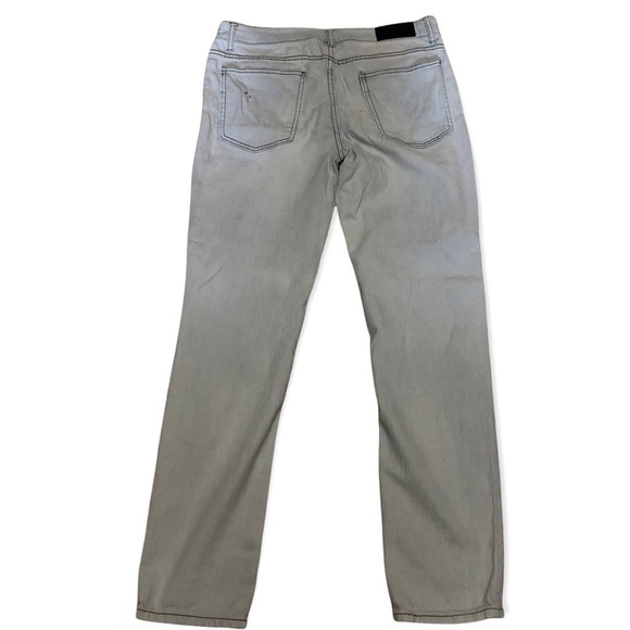 Original use highly distressed light washed jeans, size 34 - Picture 2 of 12